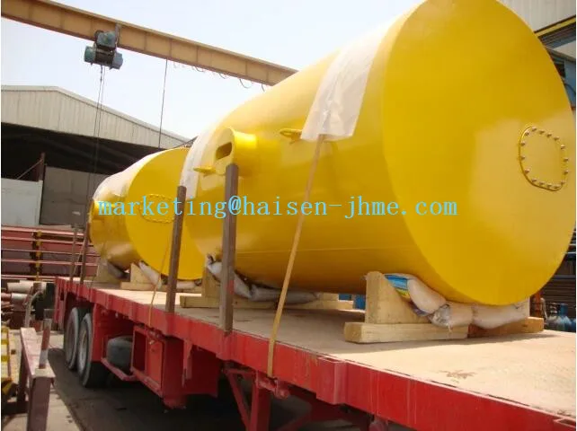 Marine steel mooring buoy offshore mooring anchor buoys for marine vessels and boats
