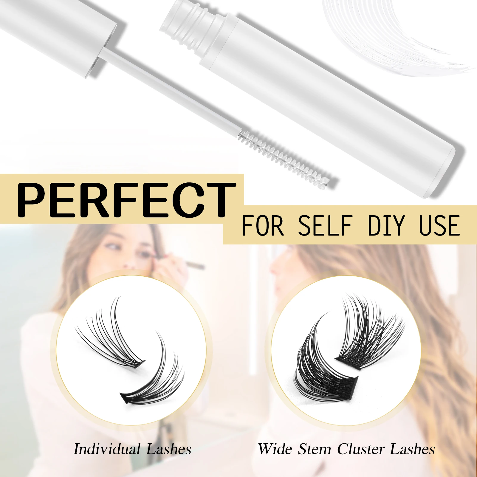 Quewel Wholesale Lash bond DIY Lash bond and seal Cluster eyelash glue