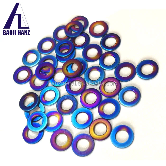 Titanium bolt gasket Automotive titanium gasket