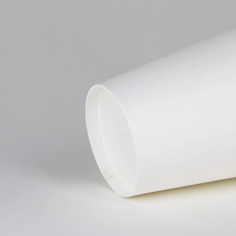 Оптовая продажа 7 унций 9 белые одноразовые кофейные бумажные стаканчики с двойной стенкой на