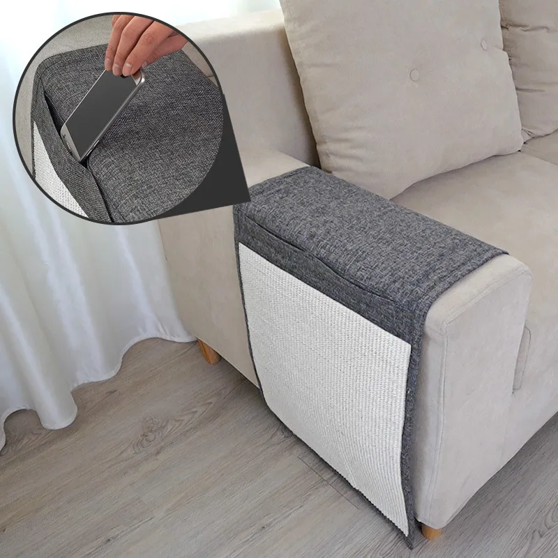 
Pet Scratch Protector and Sofa Couch Shield Natural Sisal Cat Scratcher Mat for Prevent Furniture Scratch 