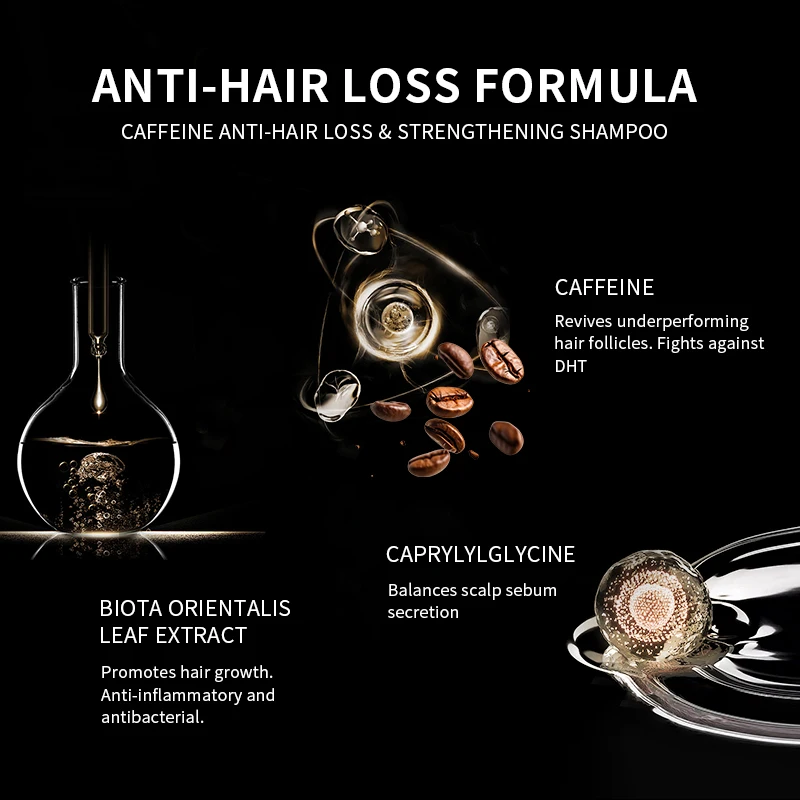 New Popular Fashion Style hair best herbal shampoo Enhance hair fibers envases de shampoo