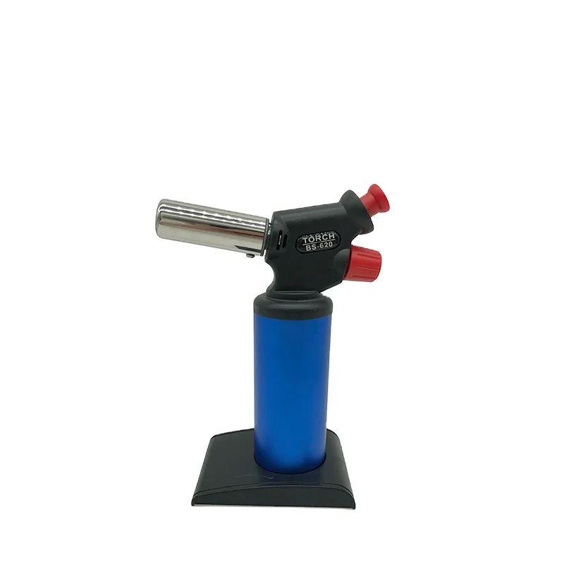 Great price windproof single flame metal jet lighter jet torch butane gas torch