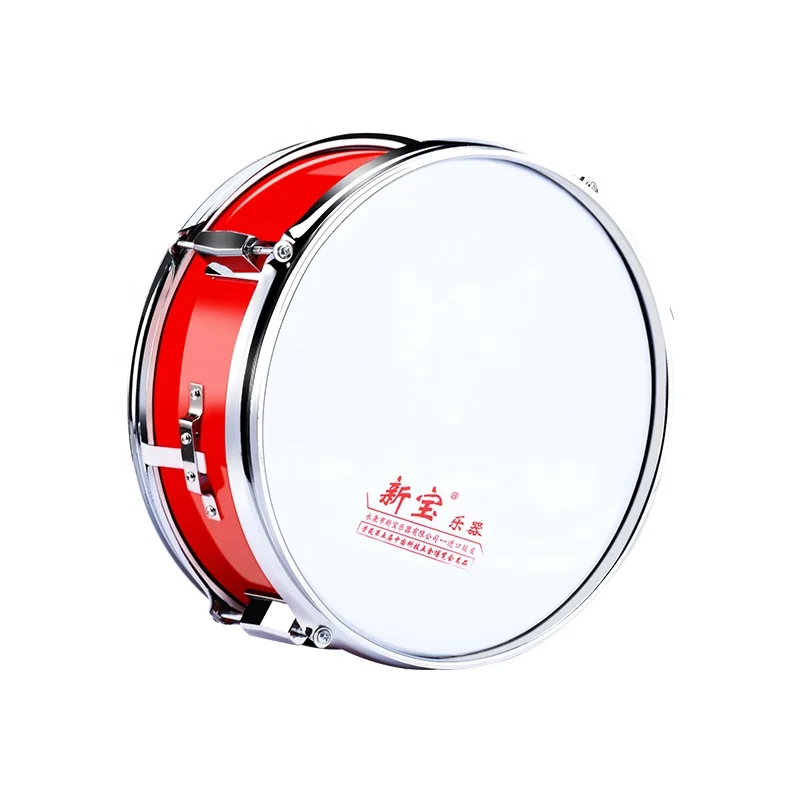 13/14 inches  snare drum student team stainless steel body drum paint high-grade snare drum