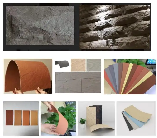 soft stone tiles making machine full automatic flexible exterior soft tiles manufacturing machine