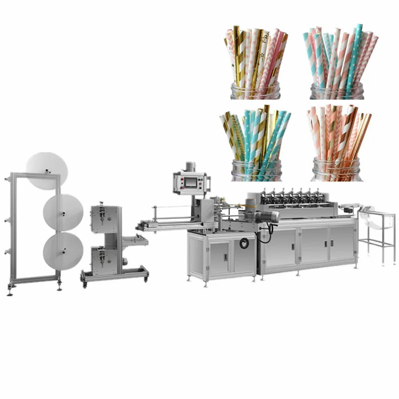 Высококачественная Экологически чистая машина для производства бумажных соломинок, 7 резаков