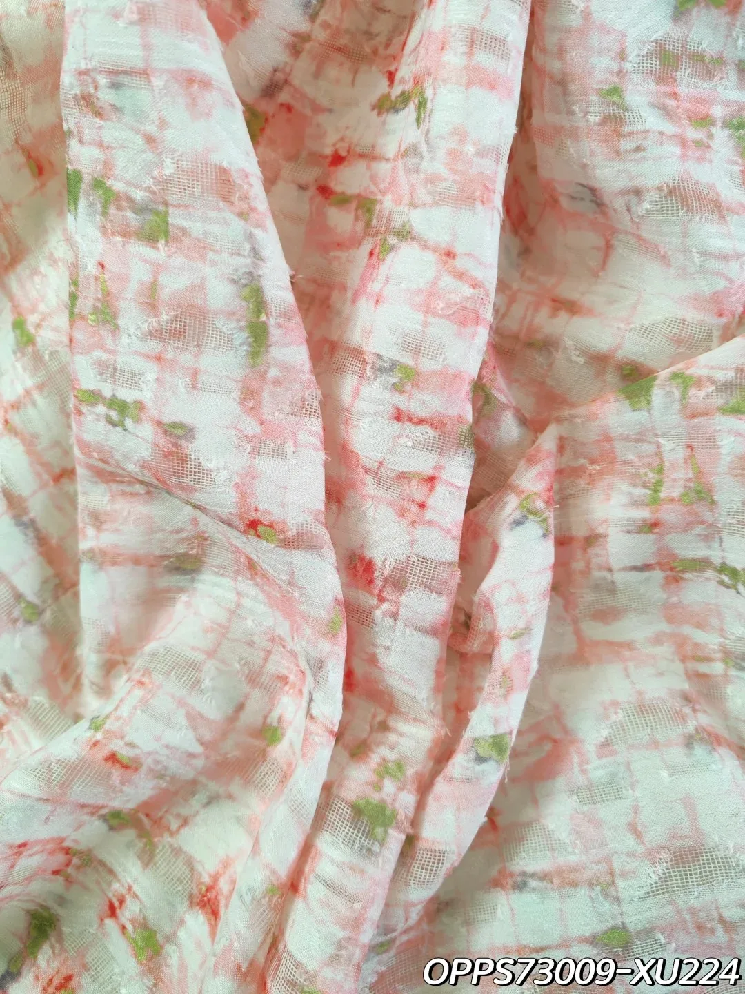 Abstract Oil Painting Style Cut Flower Fabric for Girls 100% Polyester Digital Printing for Dress Fabrics Ambience