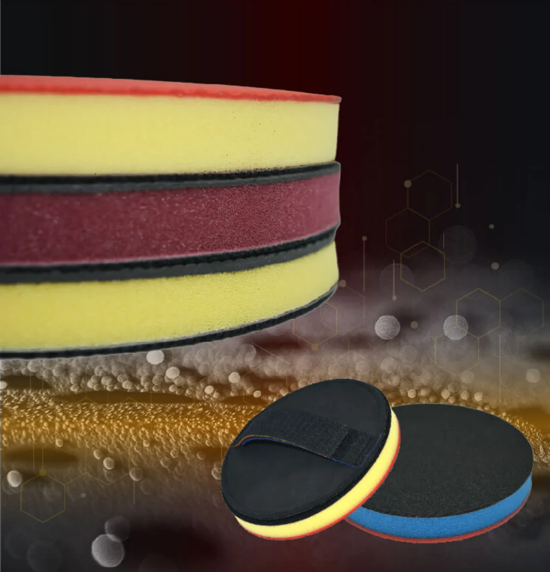 Clay Pad - Medium Grade 6' Orbital Clay Bar Disk, Clay Bar Pad, Polisher Pad for Car Detailing