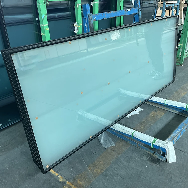 Glass factory windows and doors 6mm 12A 6mm low - e double glazed tempered insulated glass