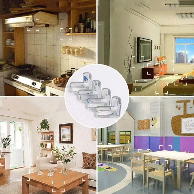 Table Corner Protectors for Baby to Prevent Head & Knee Injuries. Adhesive Pre-Taped pvc corner guard