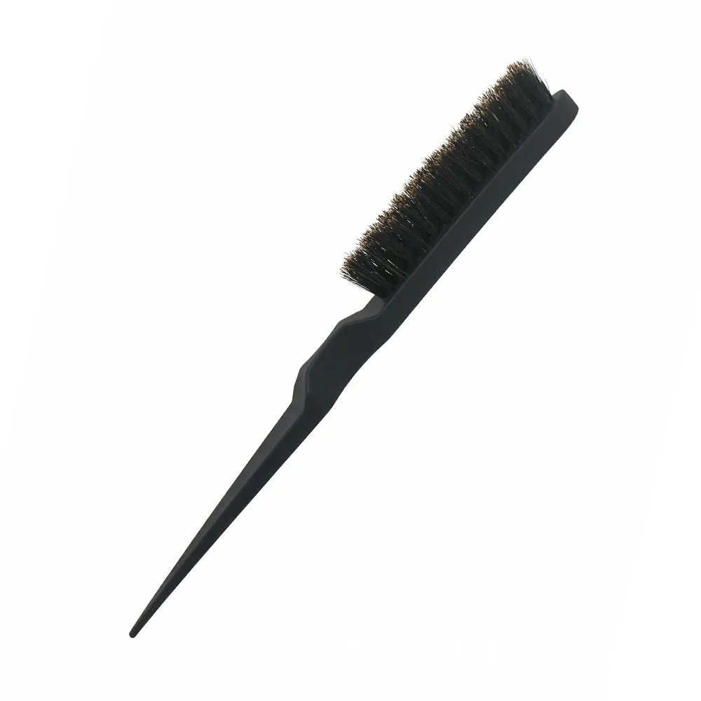 Professional Salon Boar Bristle Wooden Round Hairstyling Brush For Hair Curling Hairdressing Hair Curls Brush