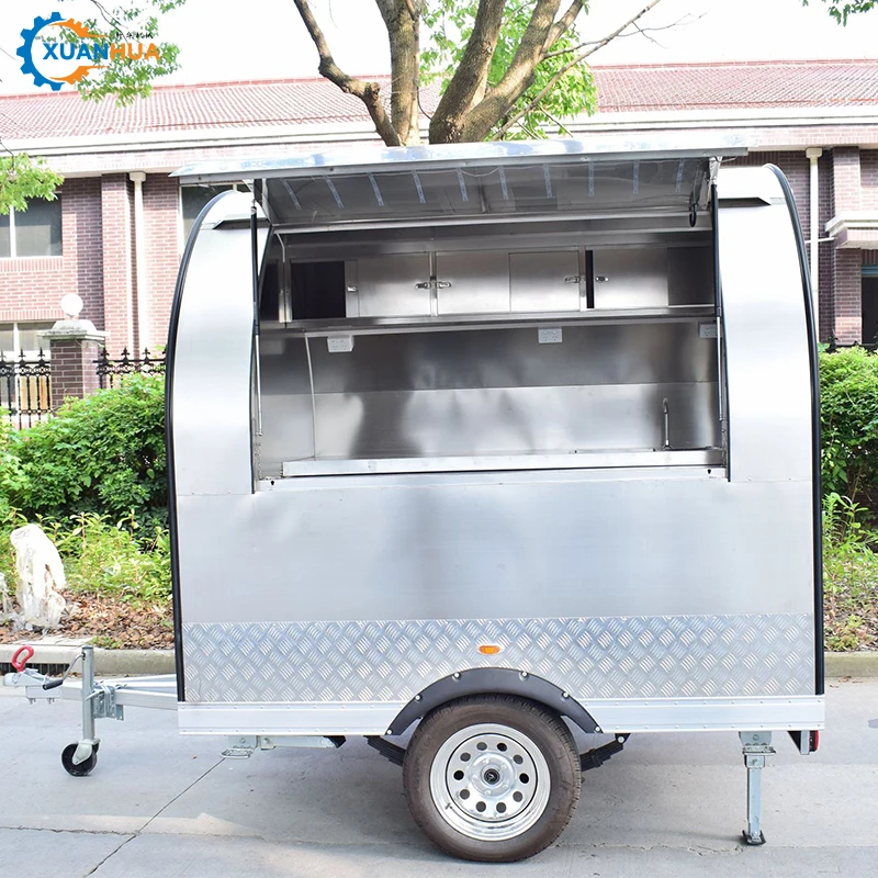 Electric mobile fast food truck new food cart buy mobile food truck