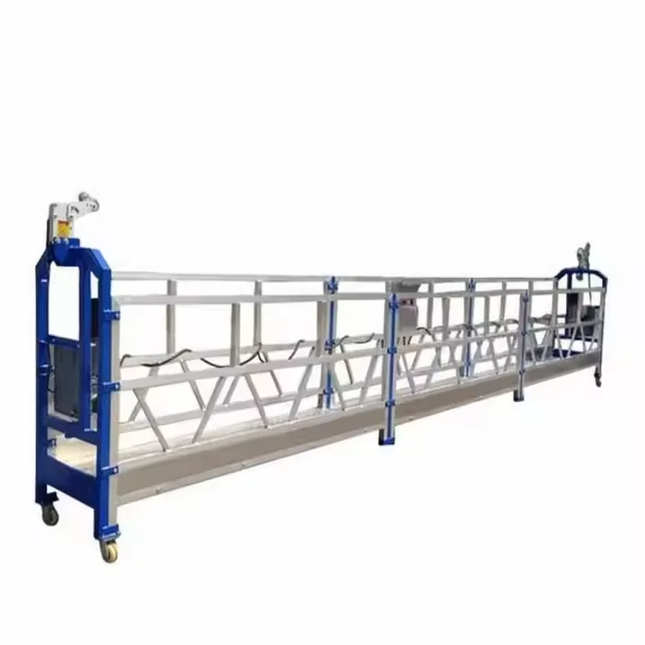 Modern Industrial ZLP800 Suspended Work Platform Steel and Aluminium Facade Cleaning Facade Cleaning Design Style Industrial