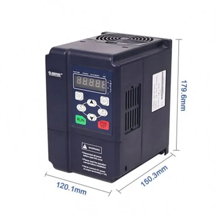 220V Single Phase Input Variable Frequency Drive Inverter for Motor Speed Control