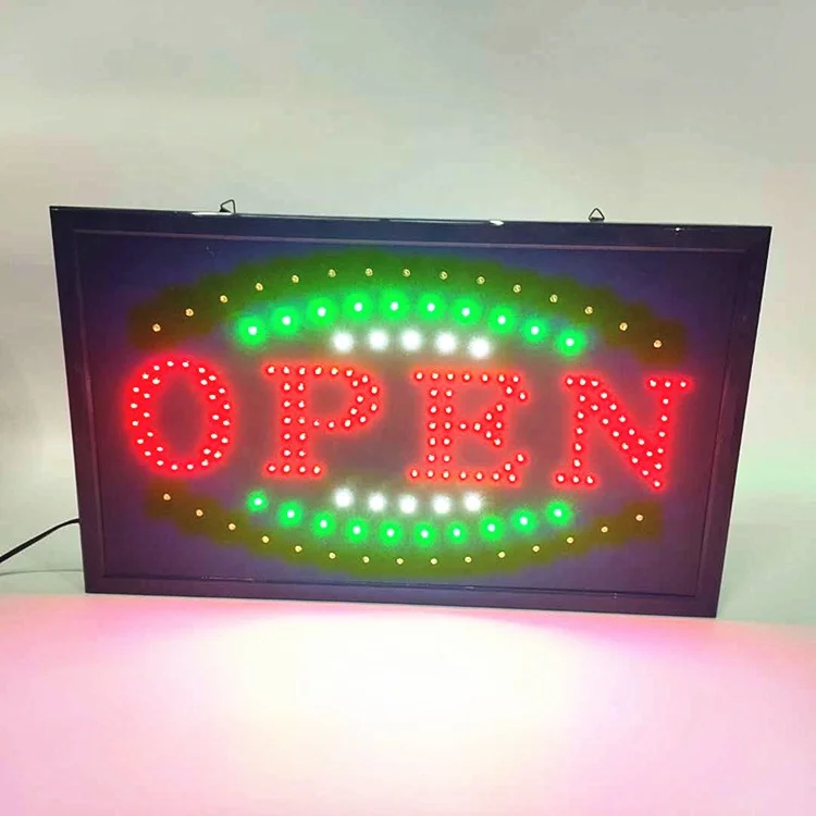 Hot sale open LED store signage signboard luminous screen led display panel