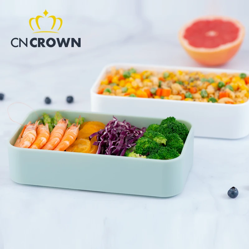 BPA free Polylactic acid biodegradable lunch food container leak proof food grade PLA bento box