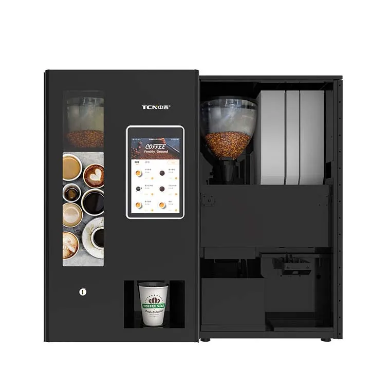 TCN Small Table Top Coffee Vending Machine Desk Fresh Coffee Machine Public Use