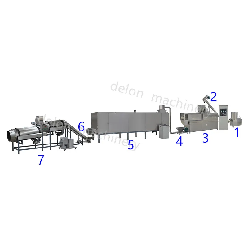 Small puffed pet food production line automatic dog food production line