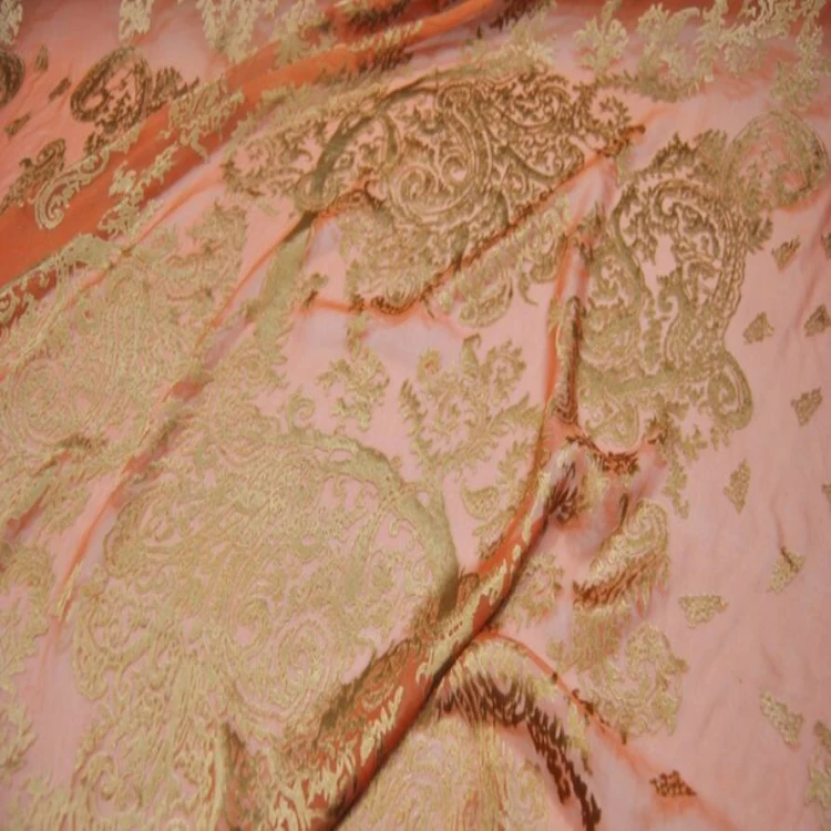 High Quality classical silk burnout fabric used for clothing