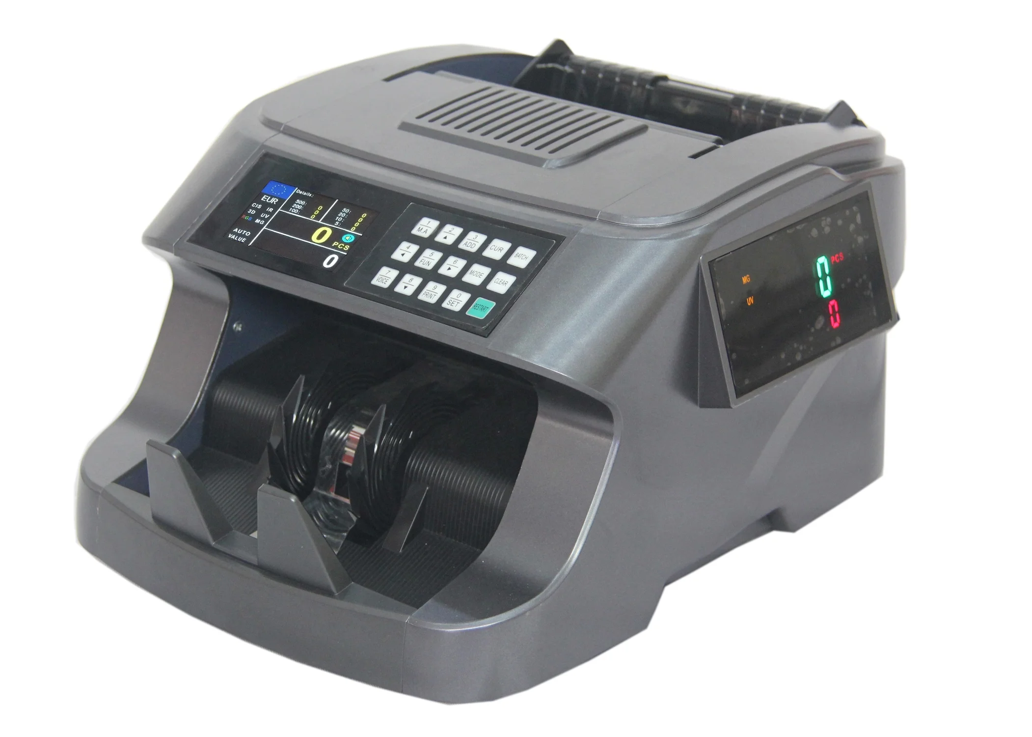H-6200 Multi Currency value counting banknote money verifier machine