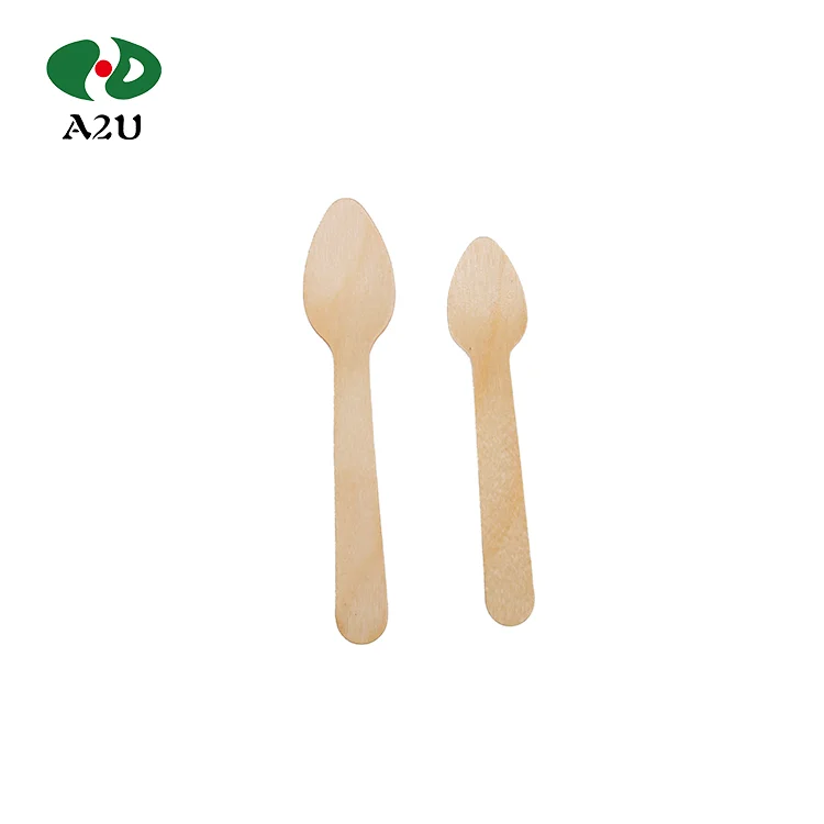Biodegradable Bulk Birch And Bamboo Wood Spoons Forks Knives Disposable Wooden Cutlery Sets