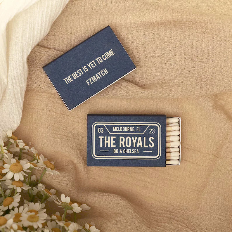 Custom Paper Book Matches Matchbox As Promotion Gifts For Cigar Household Paper Box Matches