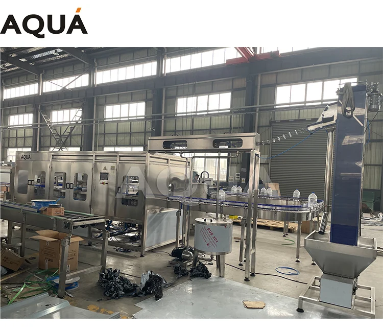 5-10 л, линейный тип, маленькая машина для розлива питьевой воды