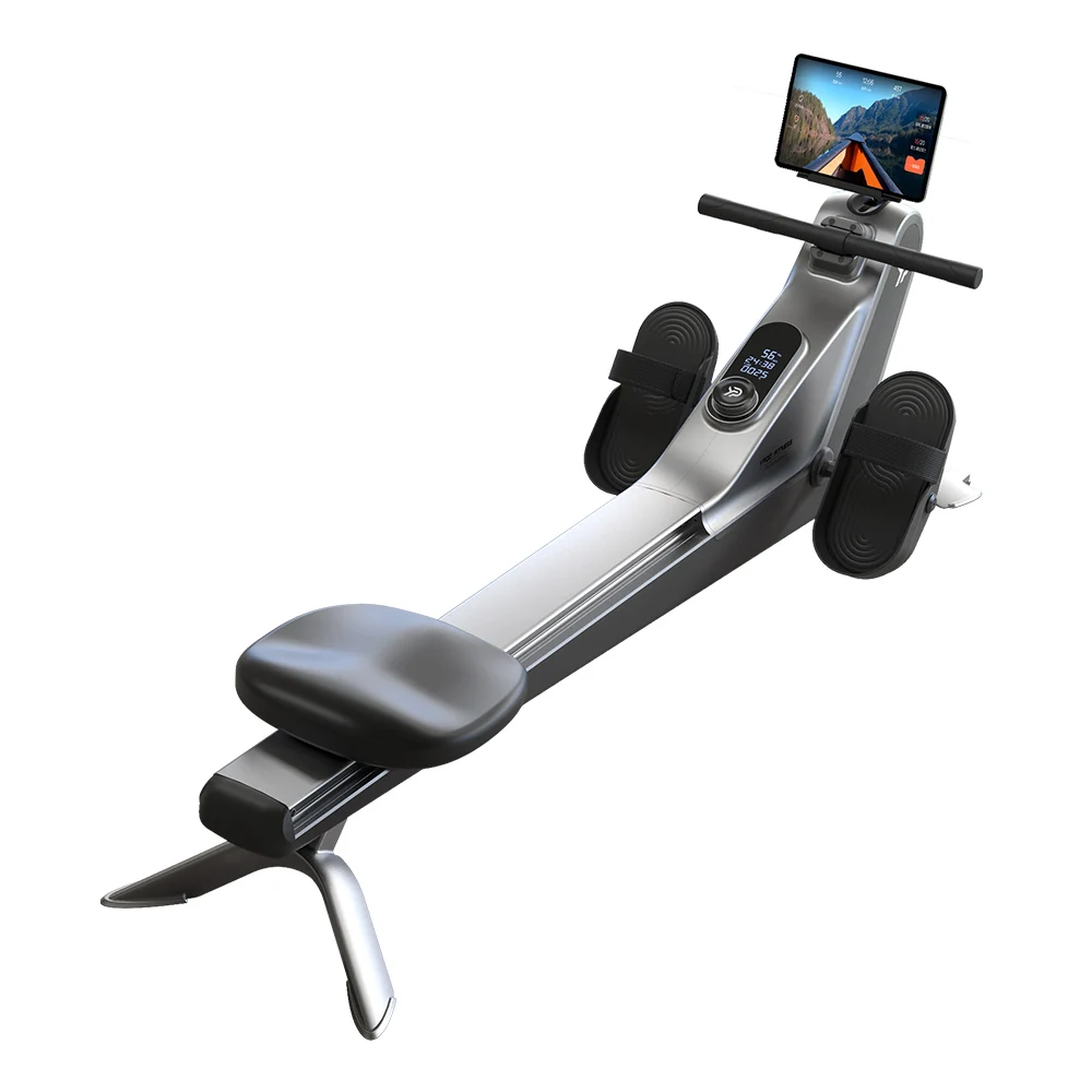 YPOO air rowing machine home use fitness equipment rower magnetic control LED screen with YPOOFIT APP
