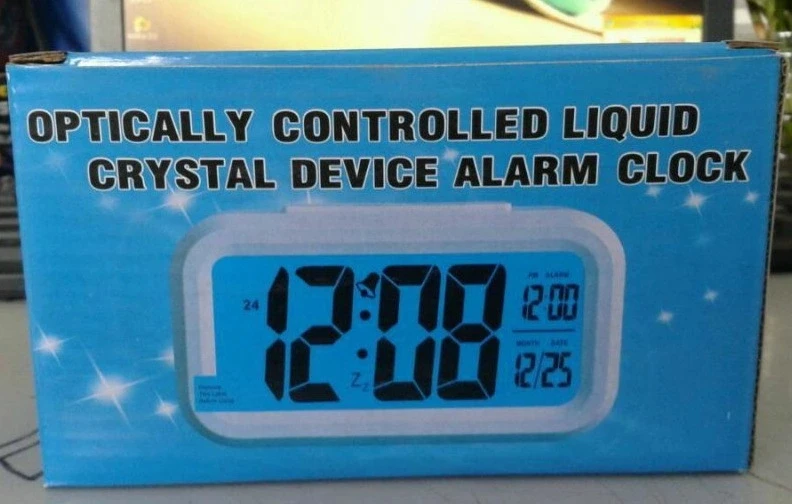 Digital Led Alarm Electronic Desk Table Clocks With Calendar LCD Table Clocks Temperaturel Alam Clock.