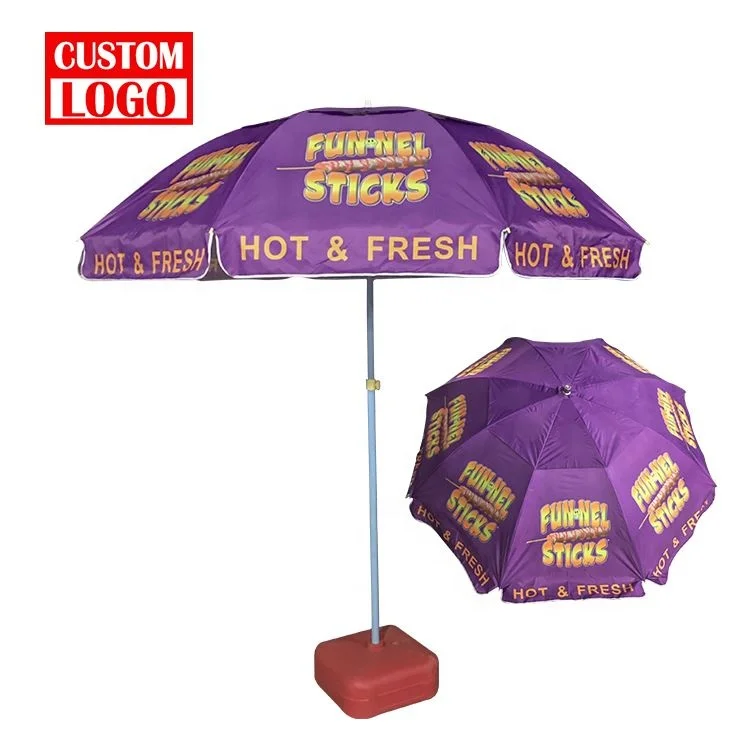 3X4M Waterproof Outdoor  Umbrella Windproof Travel Umbrella  Rental Umbrella Sun Beach