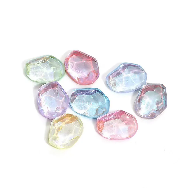 Professional Manicure Rhinestones Decorations Crystals Aurora Glass Fake Nail Stone