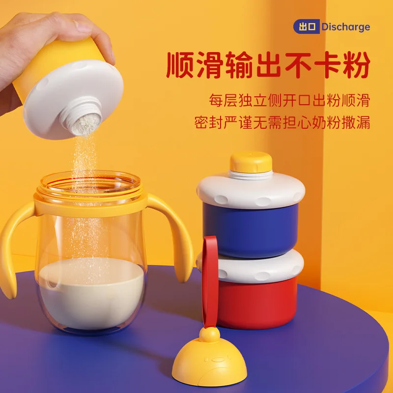 Baby Supplies Box Outdoor Portable baby children  Food Storage Box Milk Powder Container