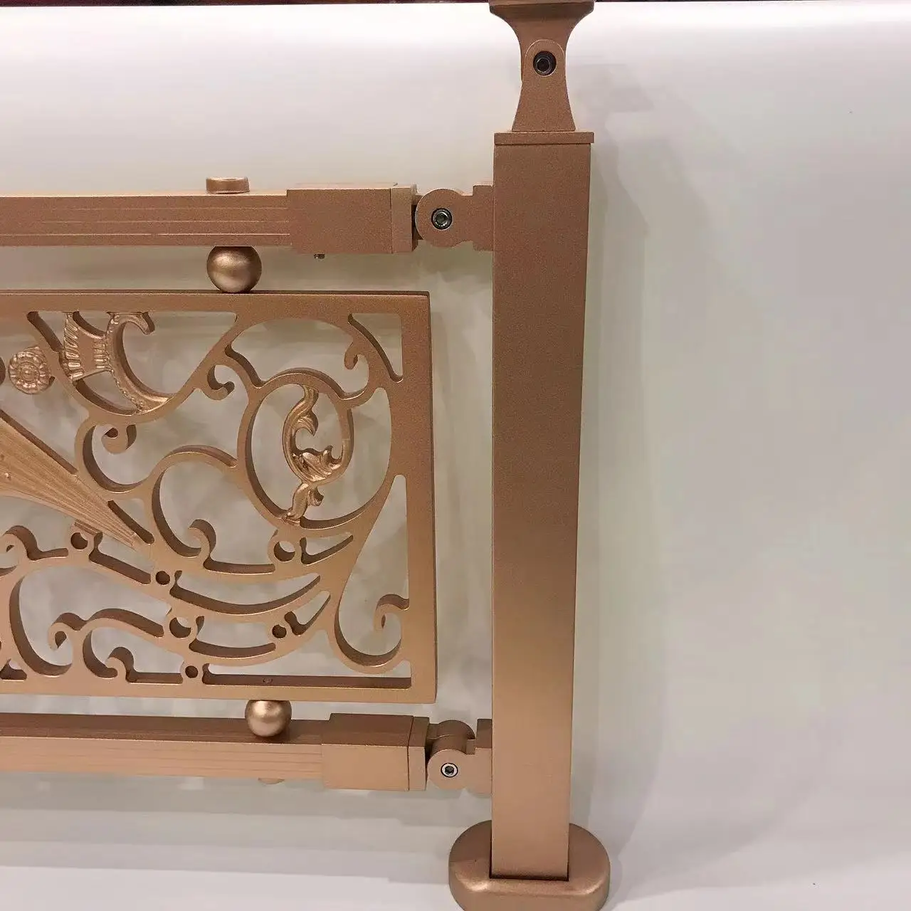 Wholesale customized copper stair handrails with beautiful design