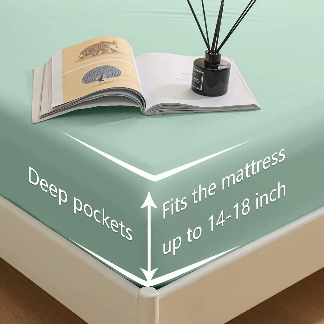 100% polyester microfiber 100gsm plain 5mm Trim high quality luxury bedding sheet sets from VITOTEX Full