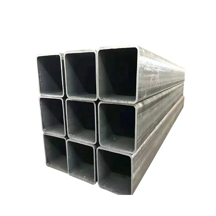 Factory wholesale Hot dipped galvanized square pipe, galvanized square steel hollow section, square steel pipe and tube shs rhs