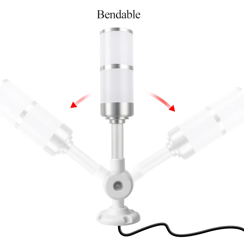 NHM Two-layer signal lamp 5V 12V 24V Manufacturer Industrial CNC Milling Machine Equipment Multi Layer LED Signal Tower Light