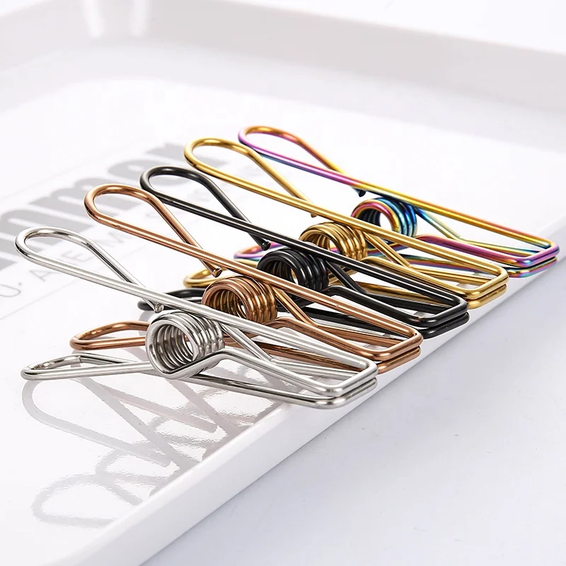 Ocean 316 Stainless Steel Cloth Peg and colorful stainless steel small clothes peg and fish clip