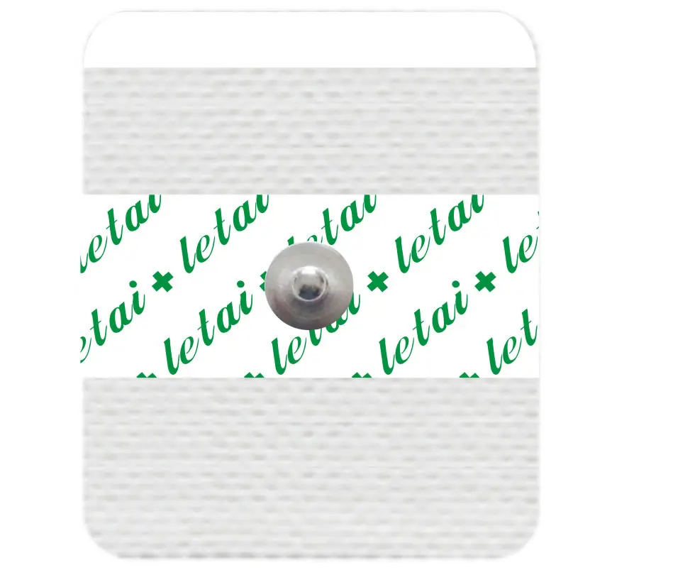 Non-woven fabric button  monitoring medical disposable ecg electrode