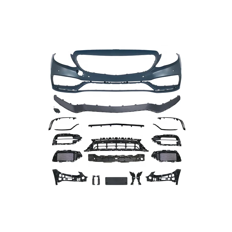 Suitable for Mercedes-Benz C-class W205 body kit C63 Front Bumper 2015-2021