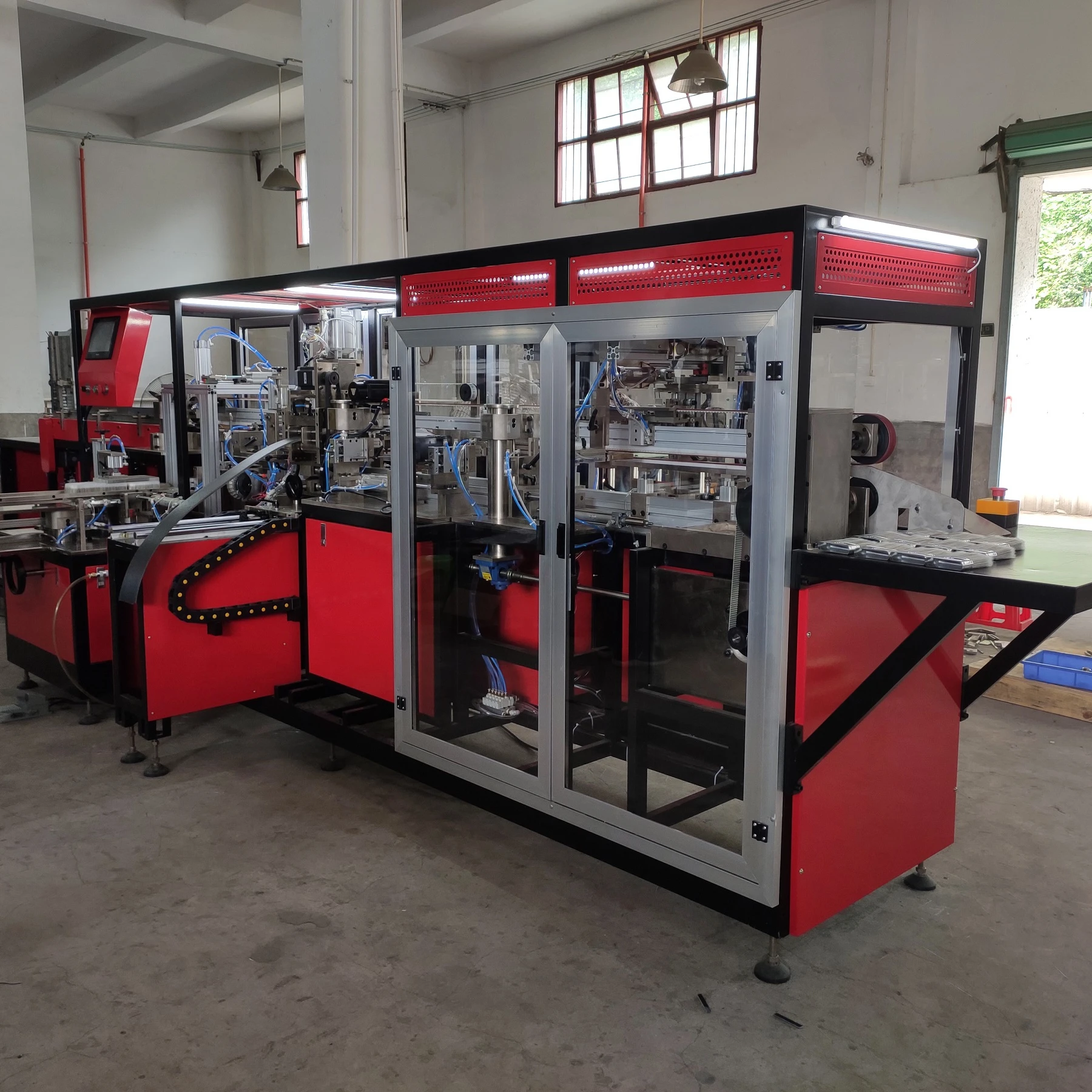 patented head assembly PLC control  automatic Machine for Paint Brush straight angular