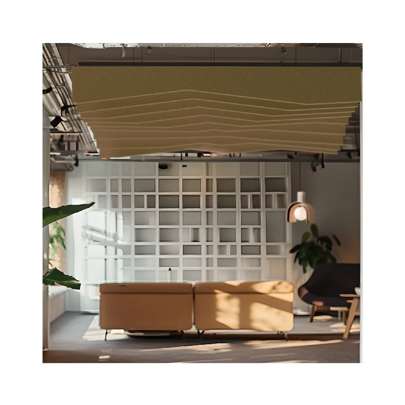 Modern Decorative Acoustic Wall Panel Multi-Function PET Polyester Fiber for Office Acoustic Panels