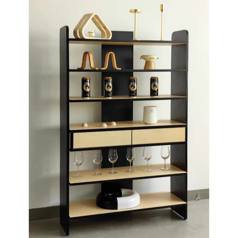 Modern Furniture Solid Wood Cabinet for Living Room Storage Wooden Cabinet Office Display Shelves