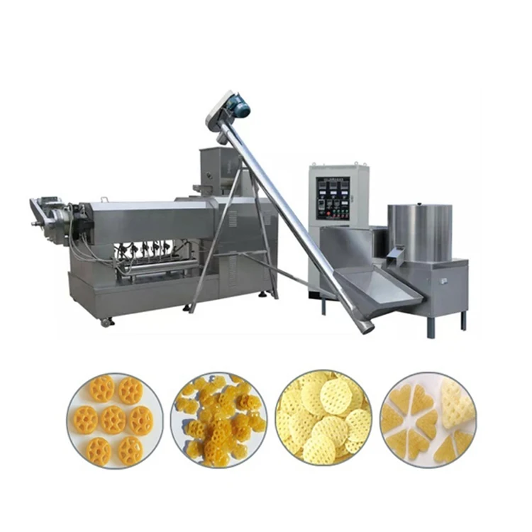 chips extruder machine 2d snack pellet machine potato chips 2d 3d snacks extruder