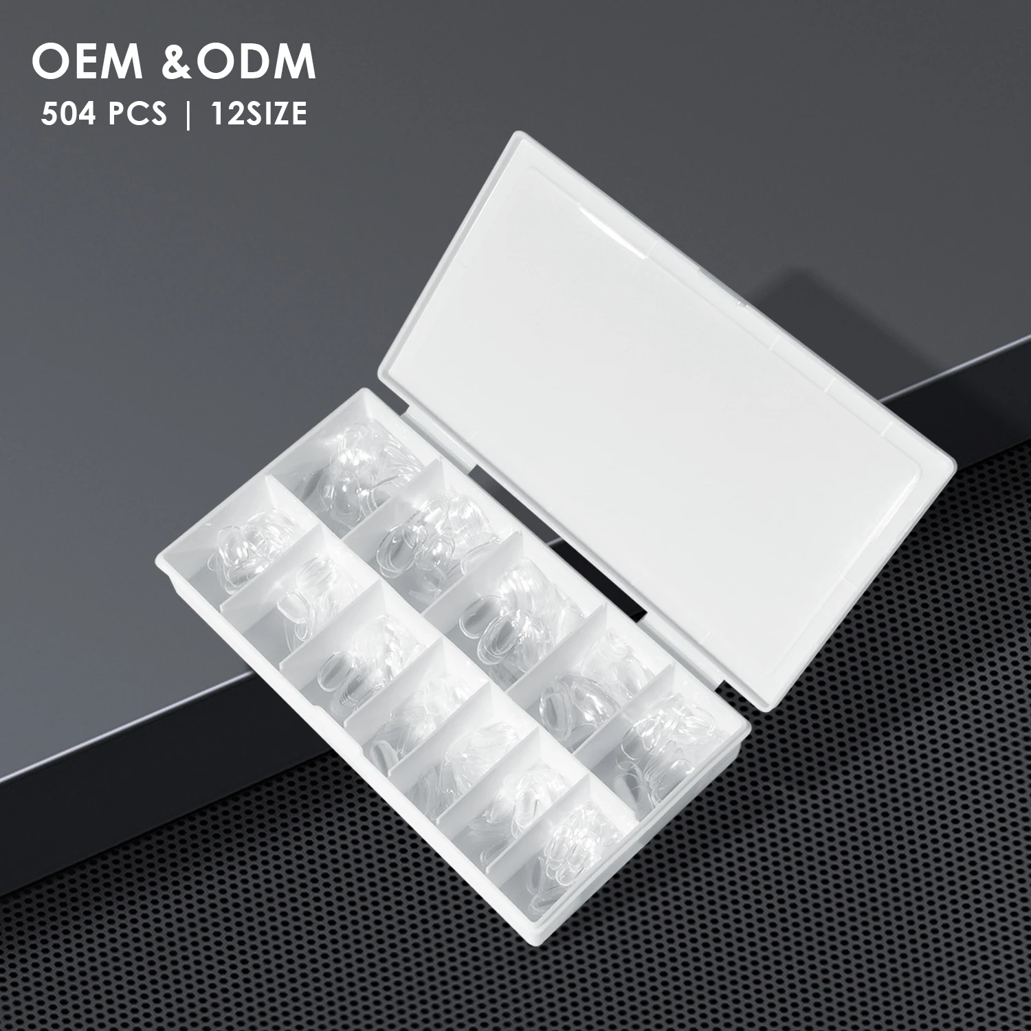 DEM ODM Nail Art Gel Short Full Cover Nails Coffin Almond Stiletto Soft Gel X Tips