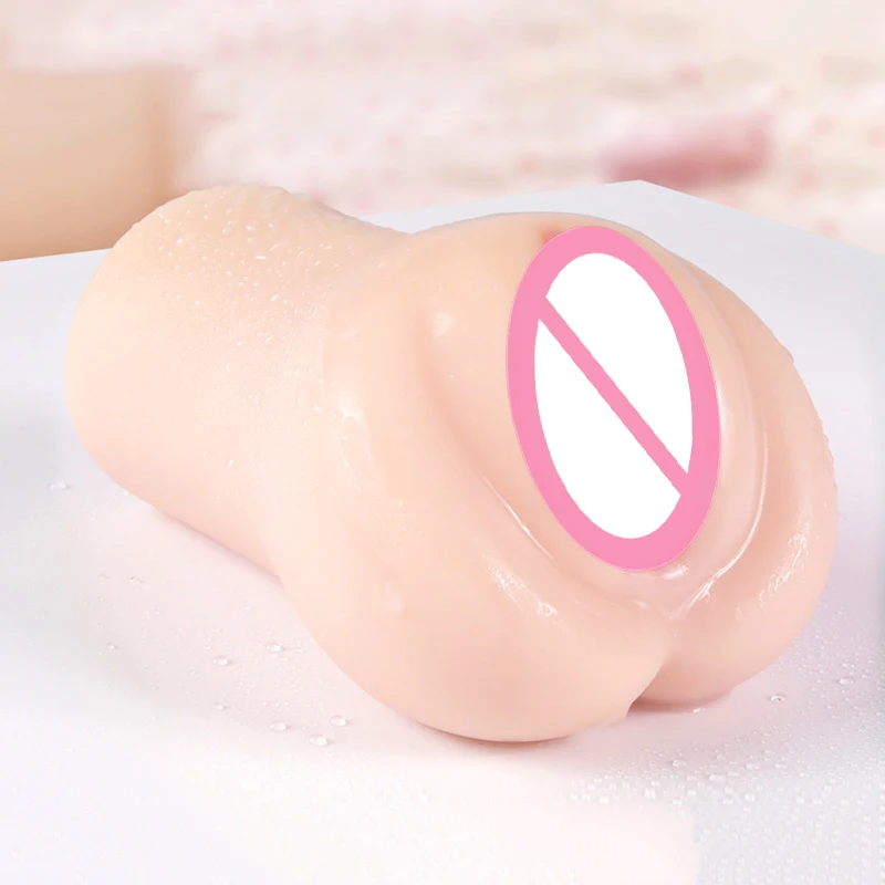 Wholesale Male Masturbation Pussy Ass Adult Sex Toy Vagin Artificial Par Masturb Tpe Aircraft Masturbation Cup