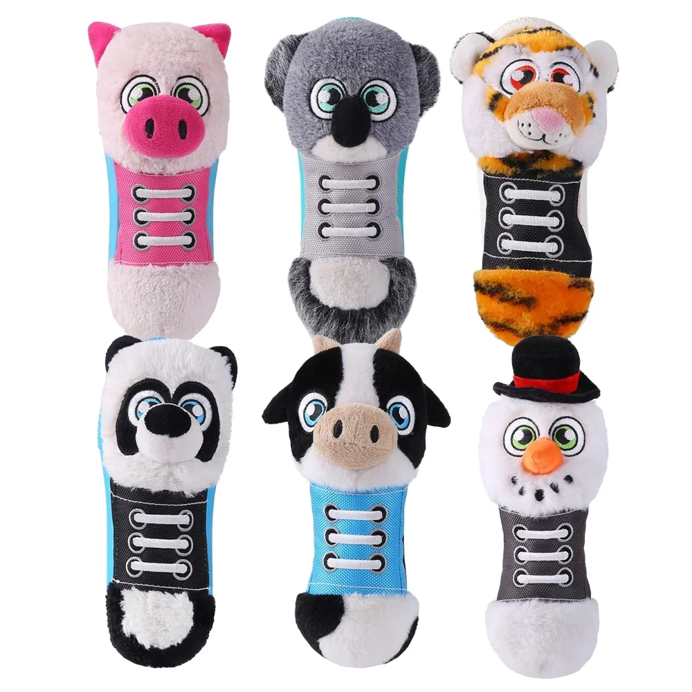 Custom Durable cotton rope dog toys 10 pack gift set Free assortment pet chew toys