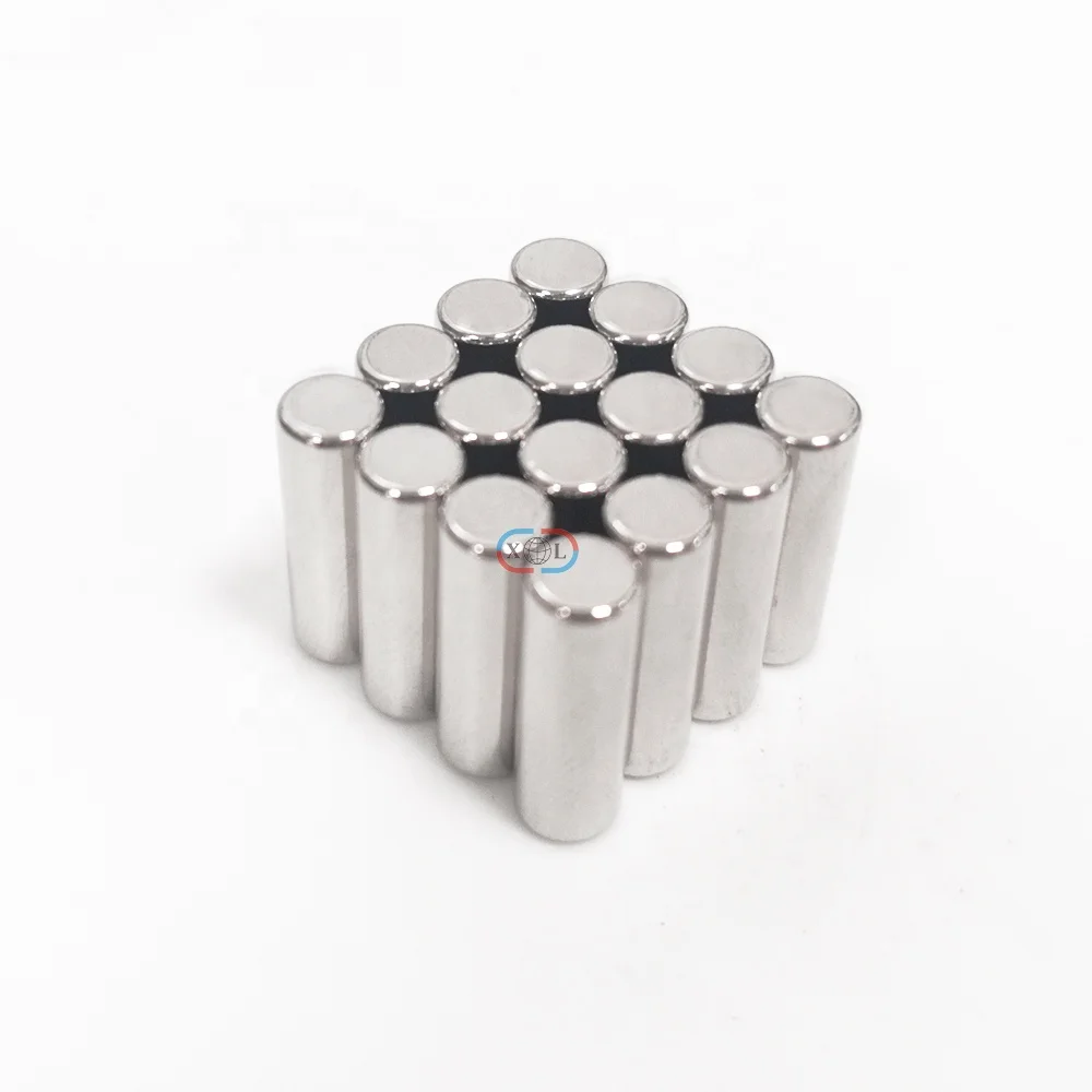 Cylinder Neodymium Magnet 5x15 mm Nickel Plated disc magnets cylindrical round NdFeB magnet rod magnetic material