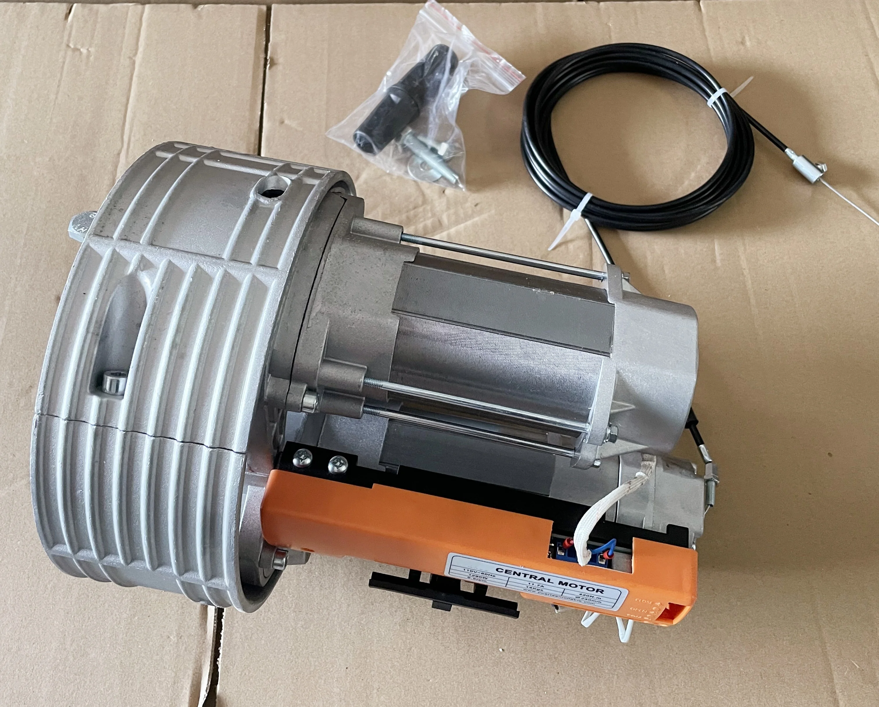 160Nm 180Nm 220V 110V single phase central motor for garage door