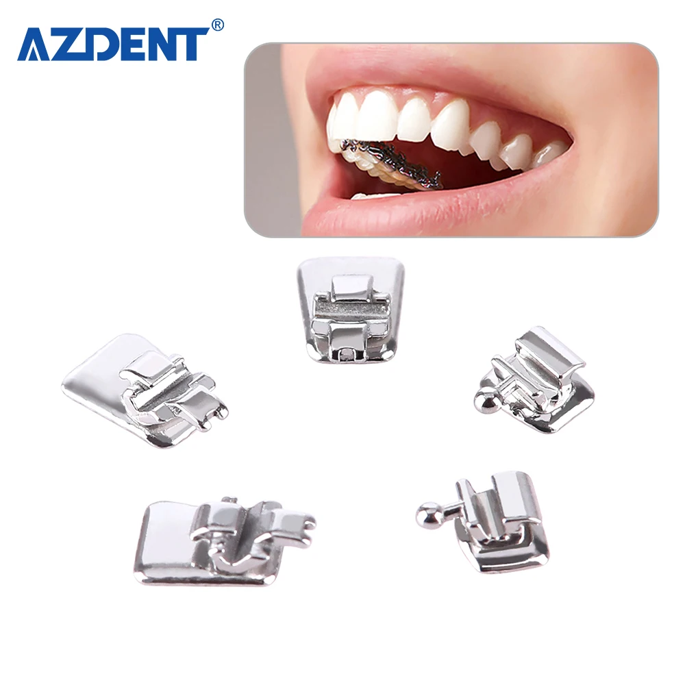 High Quality Mesh Base Mini Slot.018 Dental Orthodontic Metal Lingual Bracket