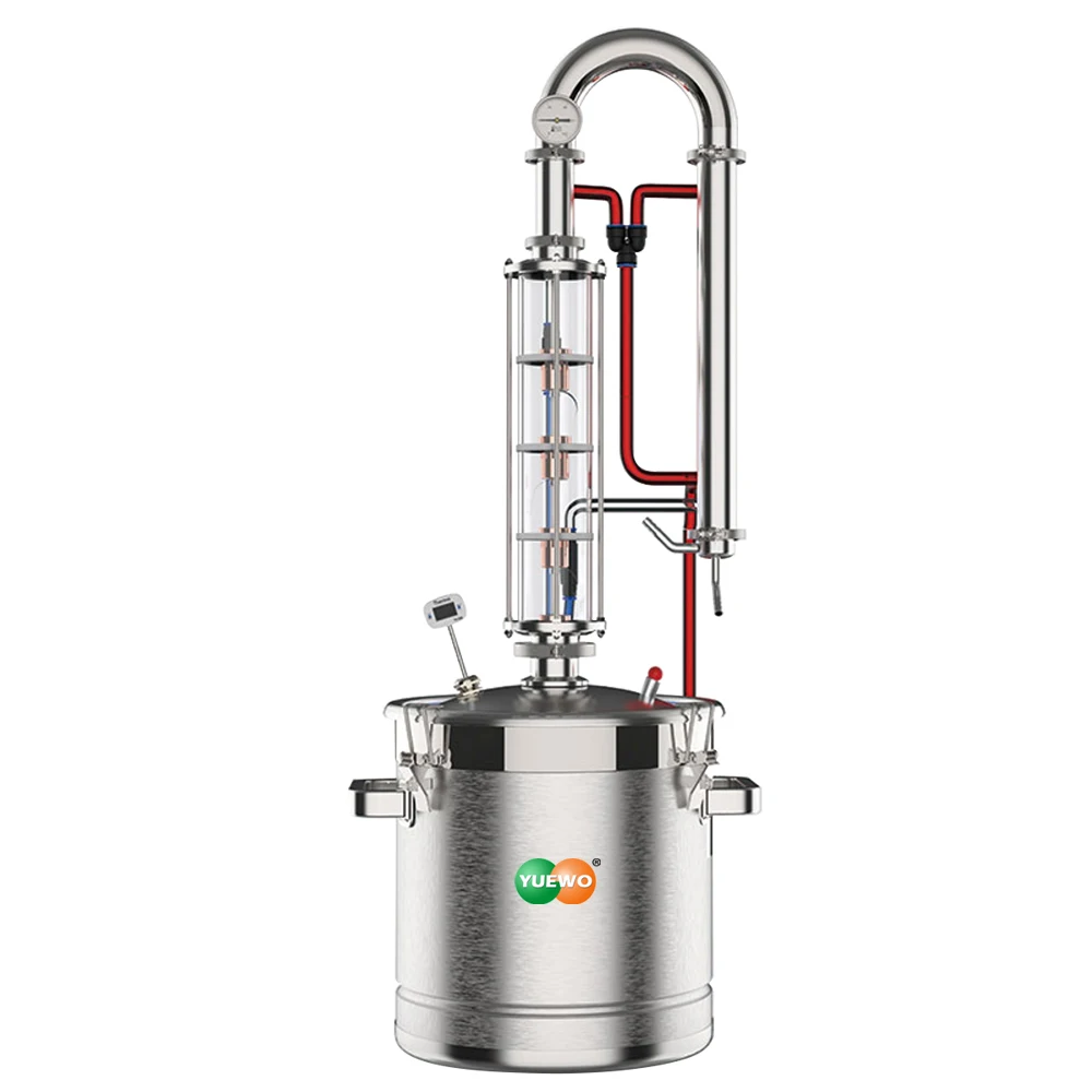 55L Refulex Copper Alcohol Distiller Moonshine Still Kit Complete with Thumper Whiskey Barrel Home Brewing Kit